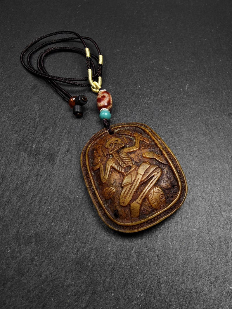 Authentic Citipati Master Kapala Pendant,60mm × 44mm