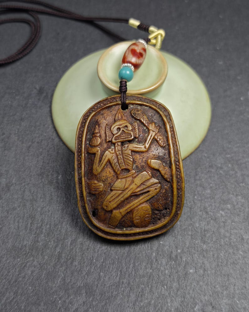 Authentic Citipati Master Kapala Pendant,60mm × 44mm