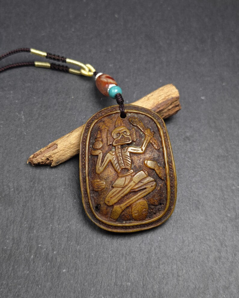 Authentic Citipati Master Kapala Pendant,60mm × 44mm