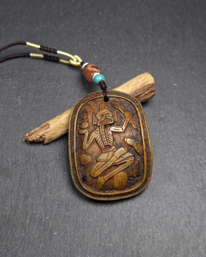 Authentic Citipati Master Kapala Pendant,60mm × 44mm