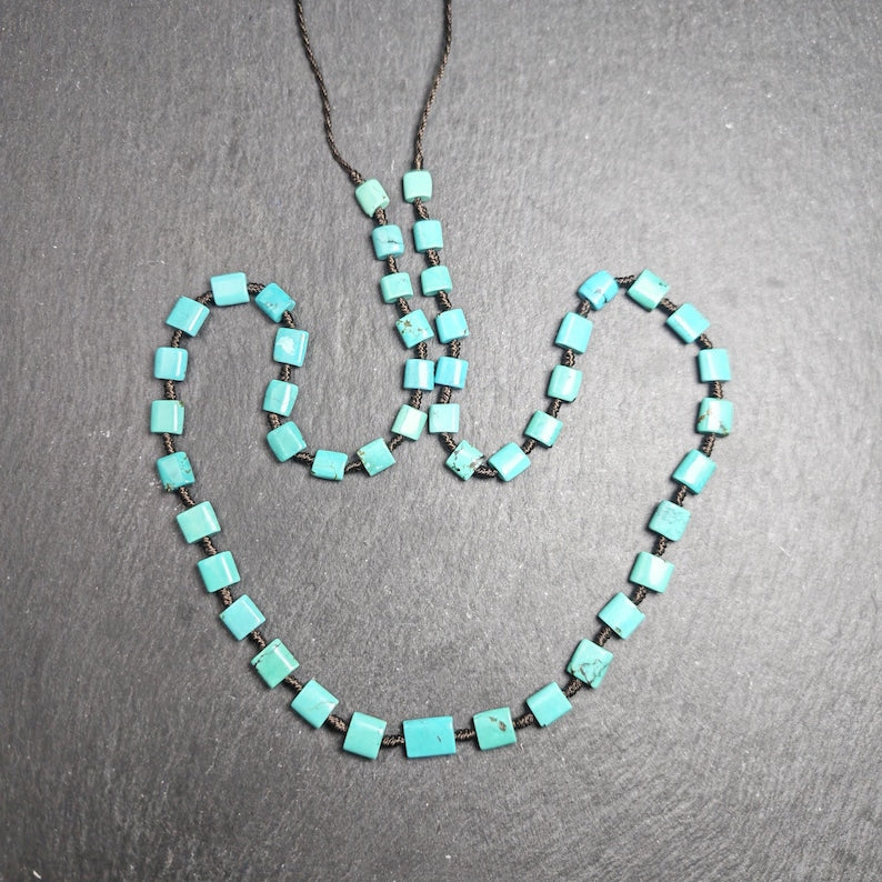 Authentic Turquoise Beads Necklace for Woman