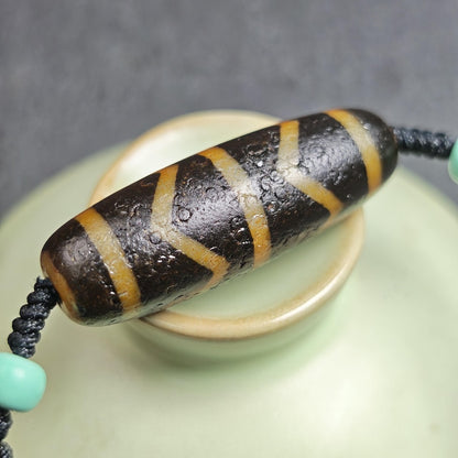 Authentic Wave Totem Dzi Clavicle Chain | 39*13mm