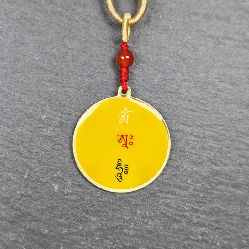 Yamantaka Amulet Vintage Tibetan Amulet 34mm
