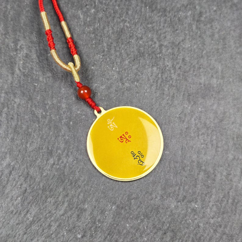 Yamantaka Amulet Vintage Tibetan Amulet 34mm