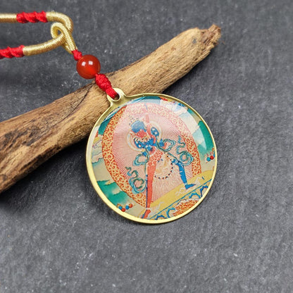 Chakrasamvara + Mahakala Amulet (Double Sided ) 34mm