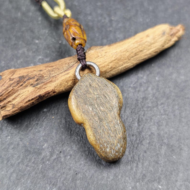 Bird Skull Amulet - Beak Mask Pendant - 31×20×9mm