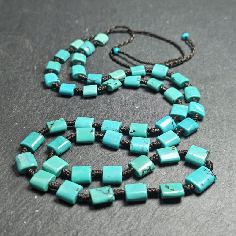 Authentic Turquoise Beads Necklace for Woman