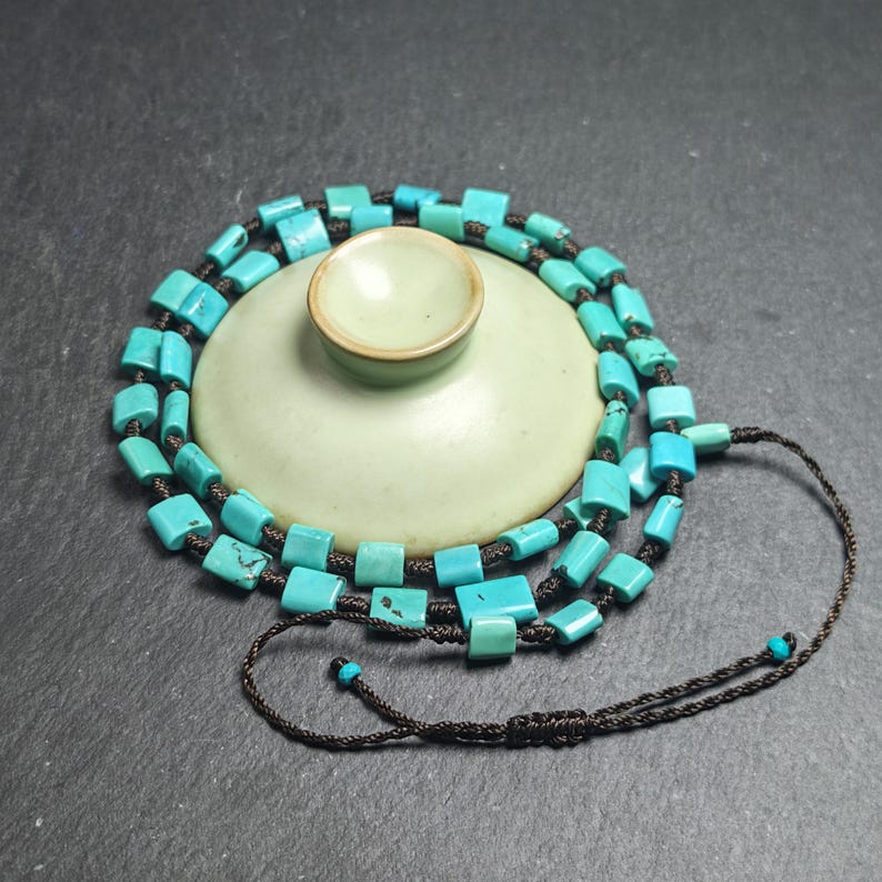 Authentic Turquoise Beads Necklace for Woman