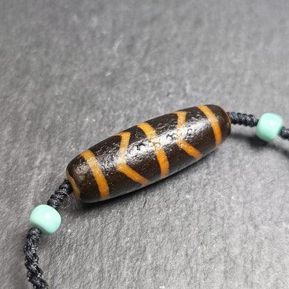 Authentic Wave Totem Dzi Clavicle Chain | 39*13mm