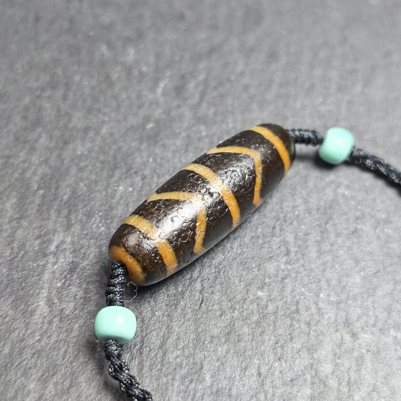 Authentic Wave Totem Dzi Clavicle Chain | 39*13mm