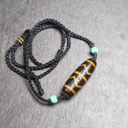 Authentic Wave Totem Dzi Clavicle Chain | 39*13mm