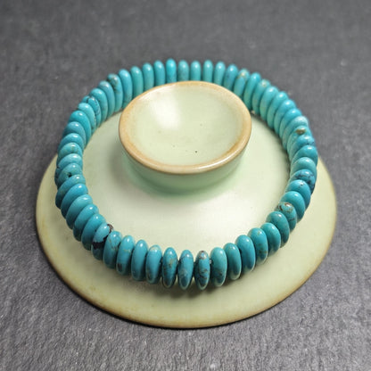 Turquoise Bracelet - Old Tibetan Wrist Mala