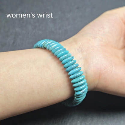 Turquoise Bracelet - Old Tibetan Wrist Mala - Tibetan Buddhist mala beads, view 6