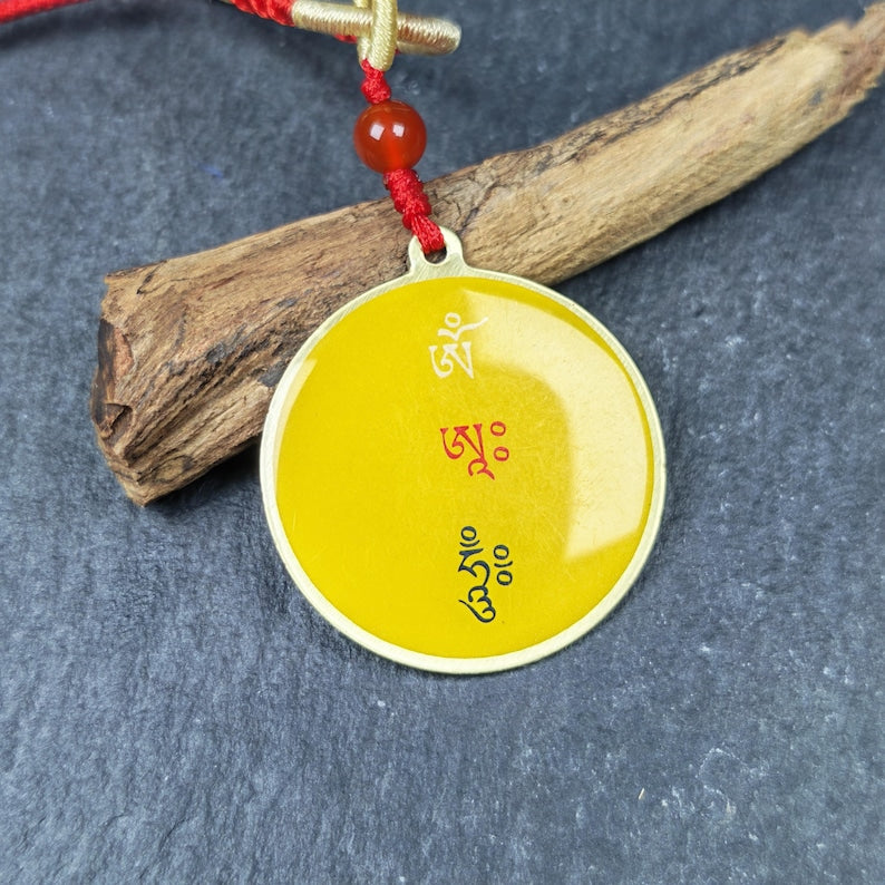 Yamantaka Amulet Vintage Tibetan Amulet 34mm