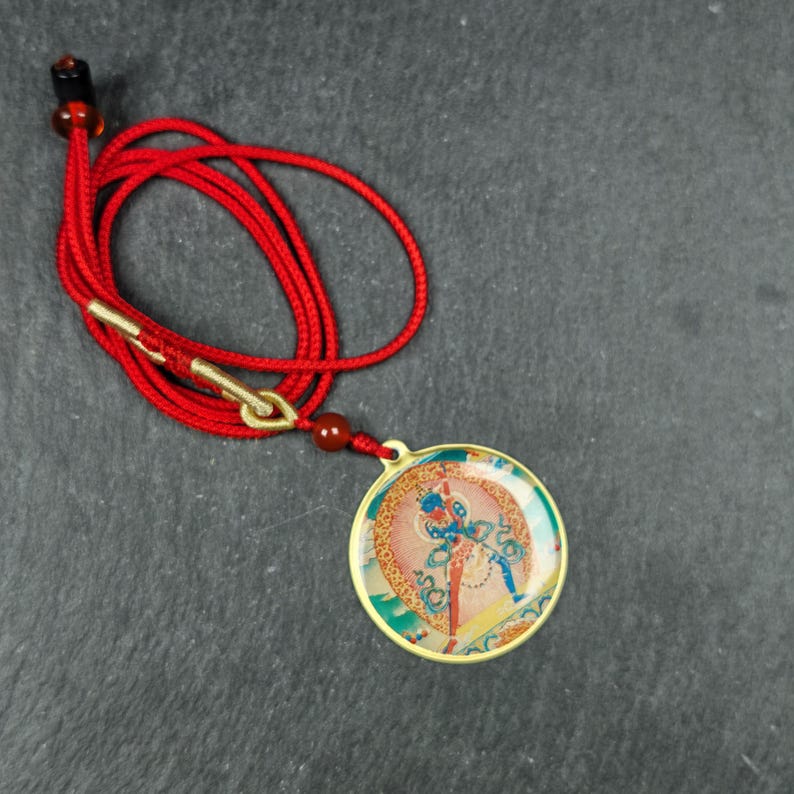 Chakrasamvara + Mahakala Amulet (Double Sided ) 34mm