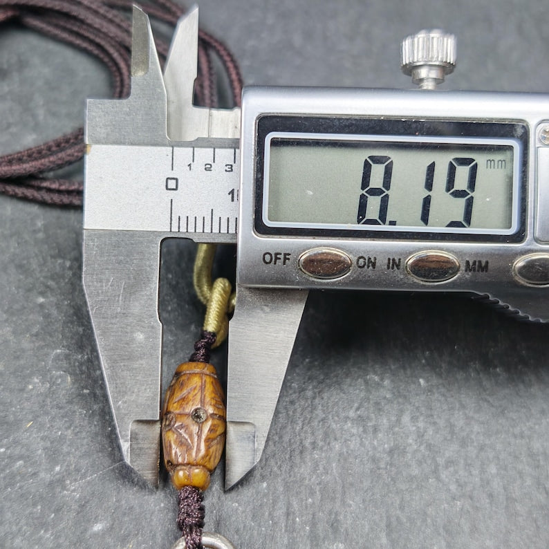 Bird Skull Amulet - Beak Mask Pendant - 31×20×9mm