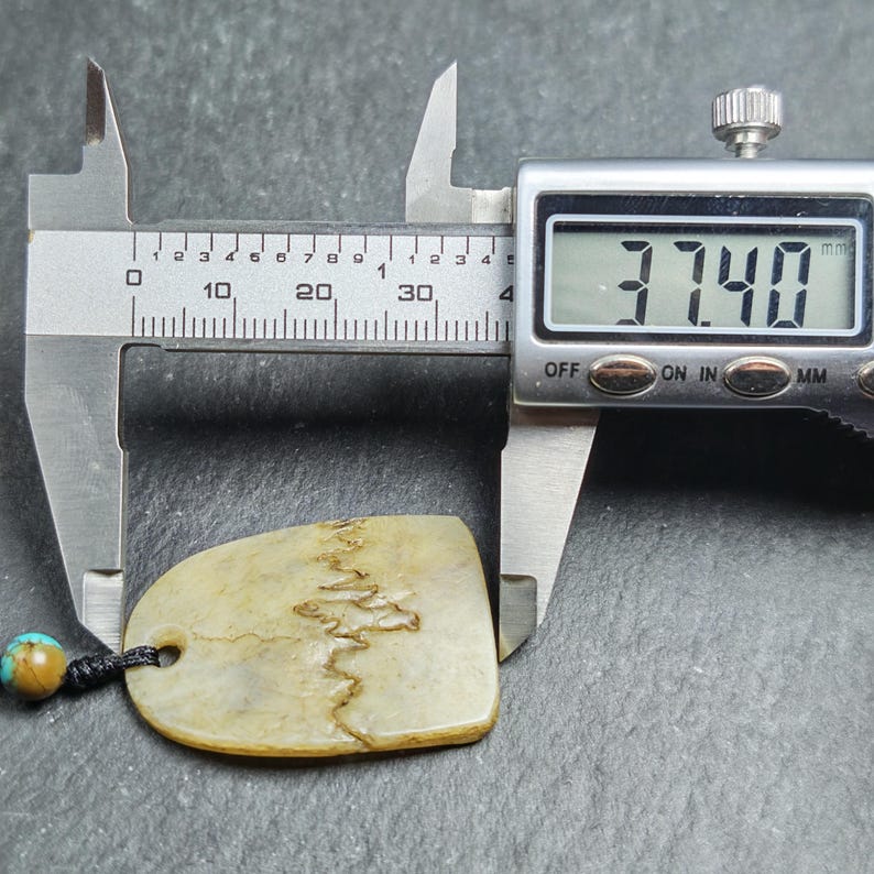 Original Kapala Amulet - Gandhanra Old Tibetan Protective Charm - 37mm - Tibetan Buddhist amulet, view 9