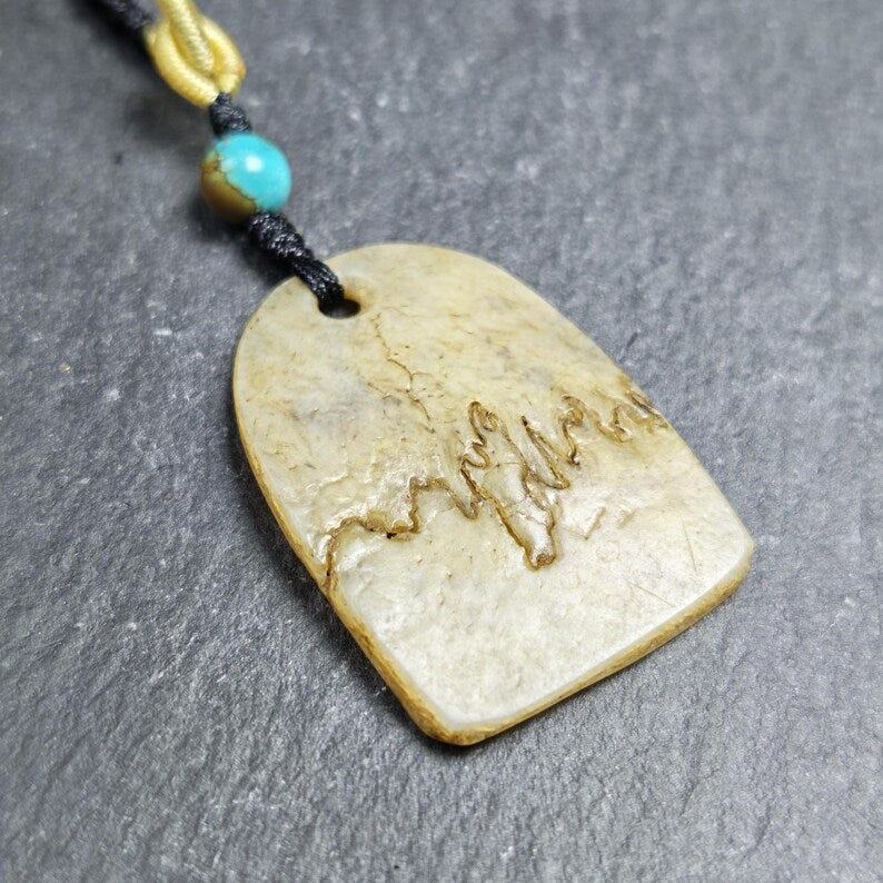 Original Kapala Amulet - Gandhanra Old Tibetan Protective Charm - 37mm - Tibetan Buddhist amulet, view 7