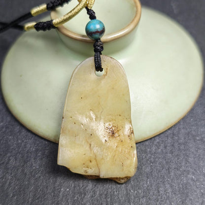 Original Kapala Amulet - 38mm × 25mm - Decades Old Gandhanra-ART