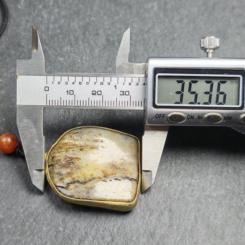 Antique Shield-shaped Kapala Amulet 36mm × 31mm Decades Old Gandhanra-ART