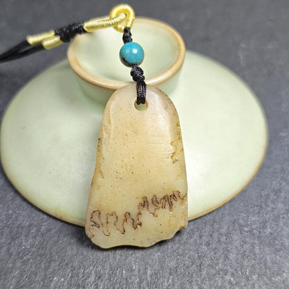 Original Kapala Amulet - 38mm × 25mm - Decades Old Gandhanra-ART