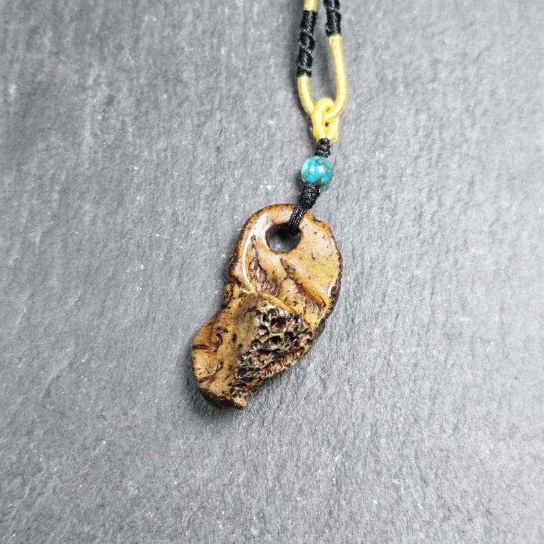 Antique Scorpion-shaped Kapala Amulet - 39mm - Tibetan Buddhist amulet, view 5