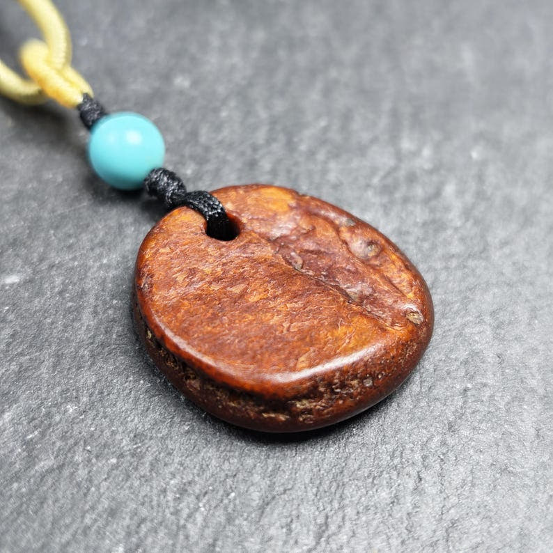 Antique Kapala Amulet - Gandhanra Old Tibetan Protective Charm - 24mm - Decades  - Tibetan Buddhist amulet, view 4