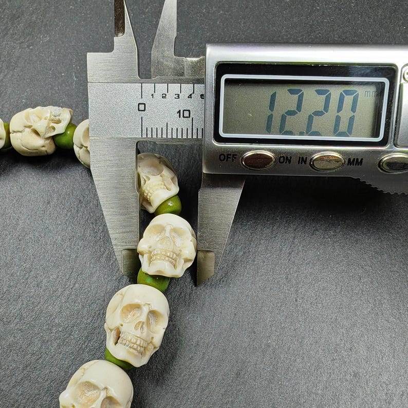 Citipat Skull Bead Bracelet,Wrist Mala - Tibetan Buddhist mala beads, view 9