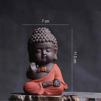 Purple Sand Meditation Buddha Statues - Tibetan Buddhist statue, view 7
