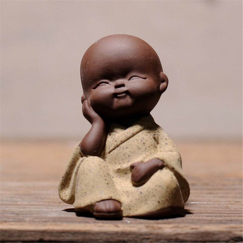 Purple Sand Meditation Buddha Statues - Tibetan Buddhist statue, view 5