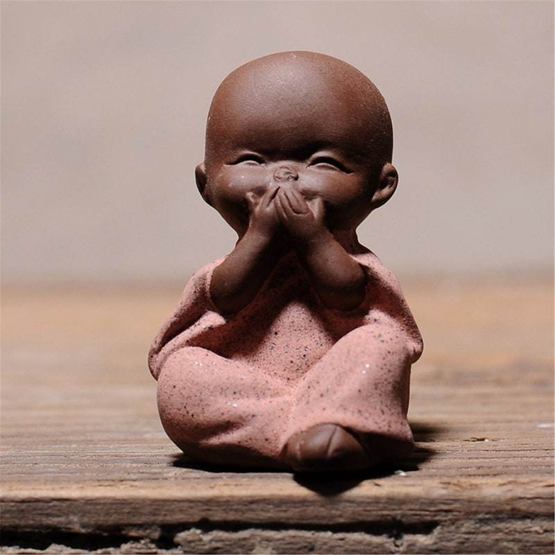 Purple Sand Meditation Buddha Statues - Tibetan Buddhist statue, view 4