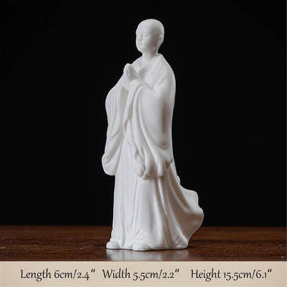 Purple Sand Mdeitation Buddha Statues - Tibetan Buddhist statue, size reference