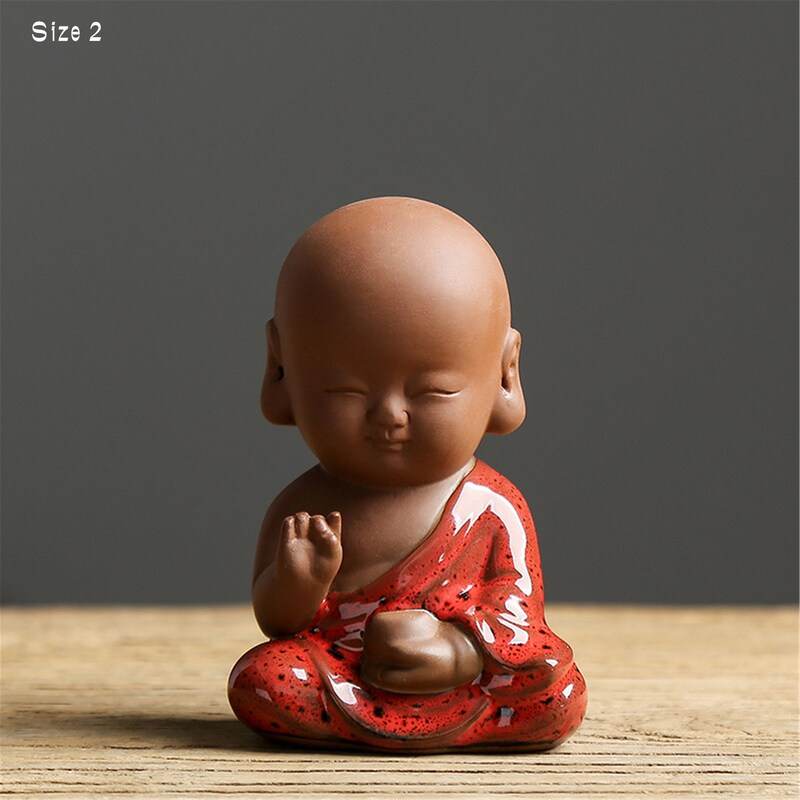 Purple Sand Shakyamuni,Avalokiteshvara,Ksitigarba Buddha Statues - Tibetan Buddhist statue, view 6