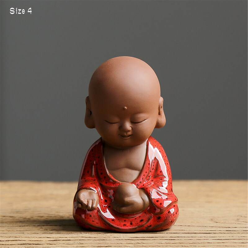 Purple Sand Shakyamuni,Avalokiteshvara,Ksitigarba Buddha Statues - Tibetan Buddhist statue, view 8