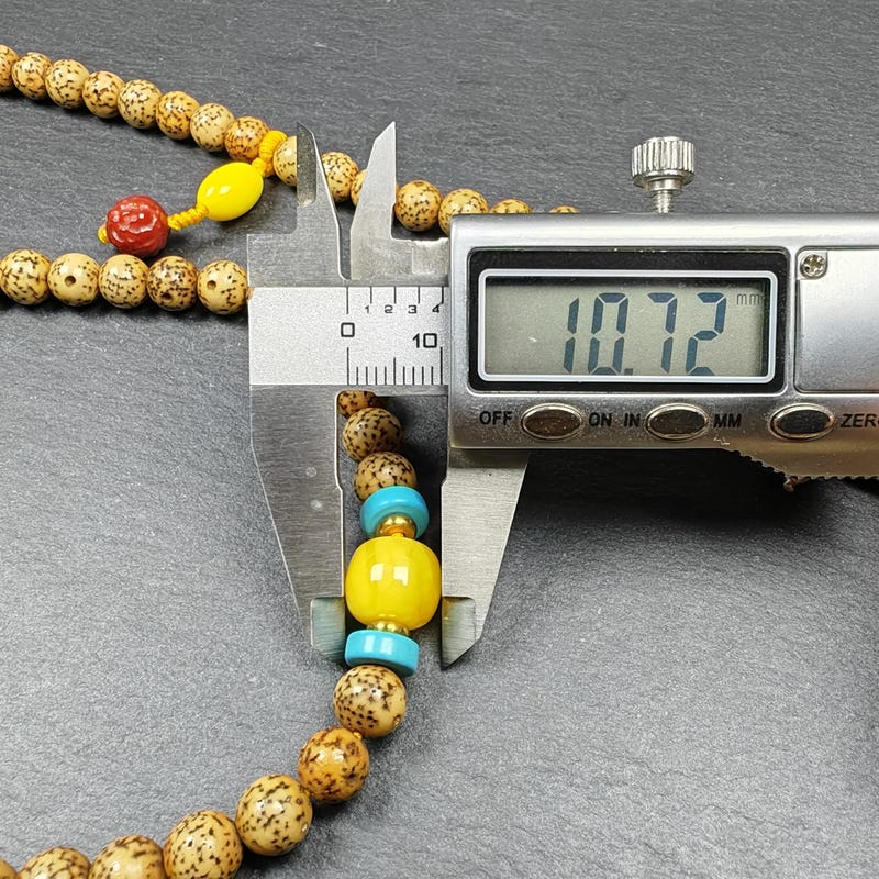 5+mm Lotus Seed Necklace Mala for Women