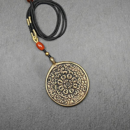 Buddhist Amulet,Melong SIPAHO,Mandala Flower Pattern - Gandhanra-ART