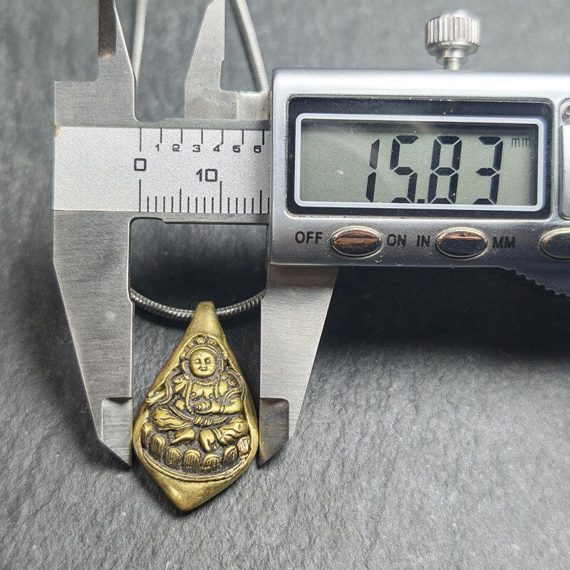 Buddhist Amulet Necklace - Tibetan Buddhist bead necklace, view 10