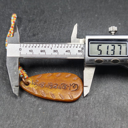 Amulet,Yak Bone Carved OM Mani Padme Hum Mantra,Tibetan Letter