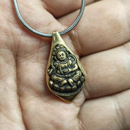 Buddhist Amulet Necklace - Tibetan Buddhist bead necklace, view 8