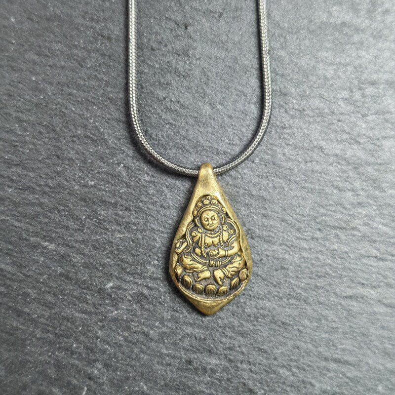 Buddhist Amulet Necklace - Tibetan Buddhist bead necklace, view 6