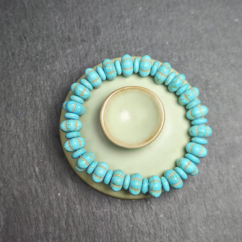 Old Turquoise Bracelet 7.4" Circumference