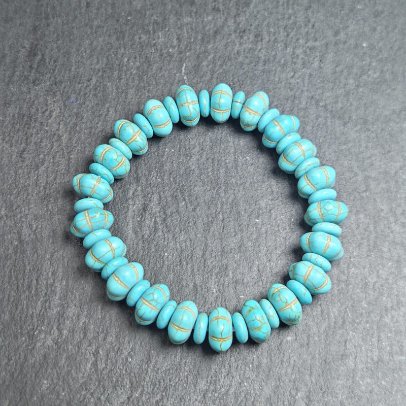 Old Turquoise Bracelet 7.4" Circumference