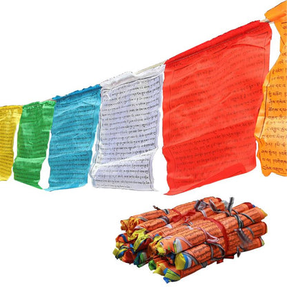 Prayer Flags of Akshobhya Buddha Mantra