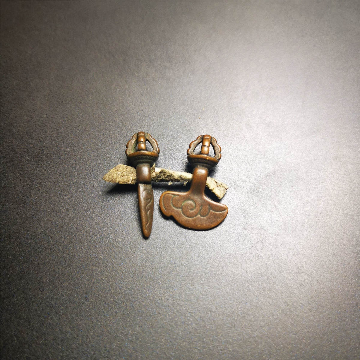 Mini Phurba and Kartika - Tibetan Buddhist art, view 4