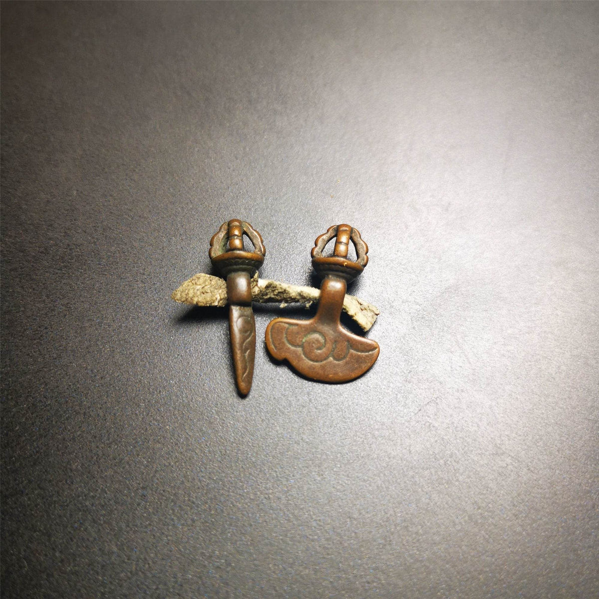 Mini Phurba and Kartika - Tibetan Buddhist art, view 4