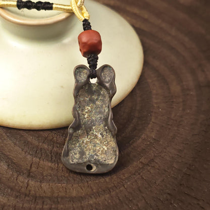 Tibetan Snow Lion Protection Amulet Necklace
