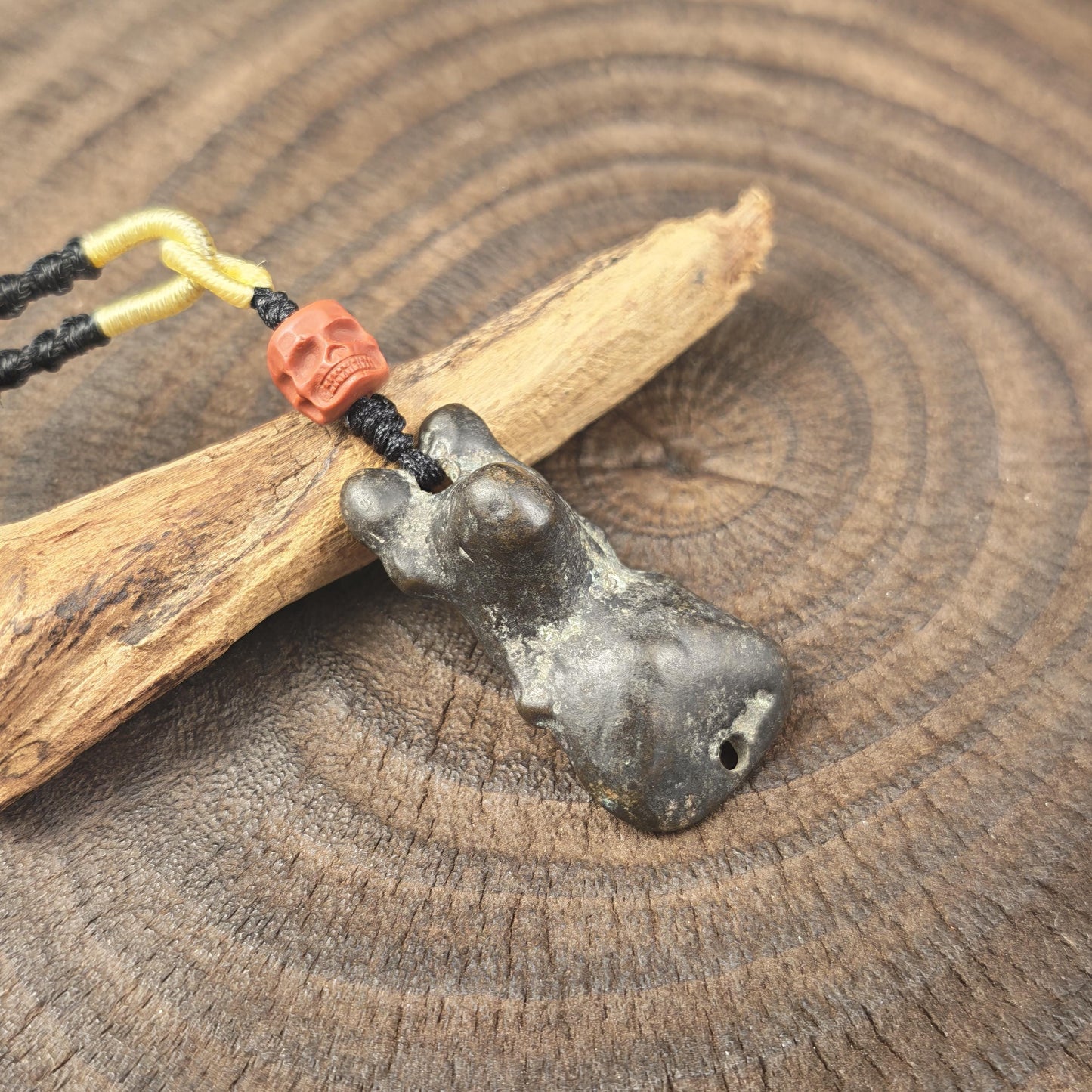 Tibetan Snow Lion Protection Amulet Necklace