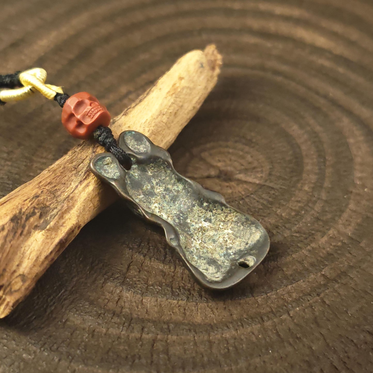 Tibetan Snow Lion Protection Amulet Necklace