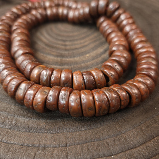 15mm Phoenix Eye Bodhi Seed Mala Blessed 108 Prayer Bead