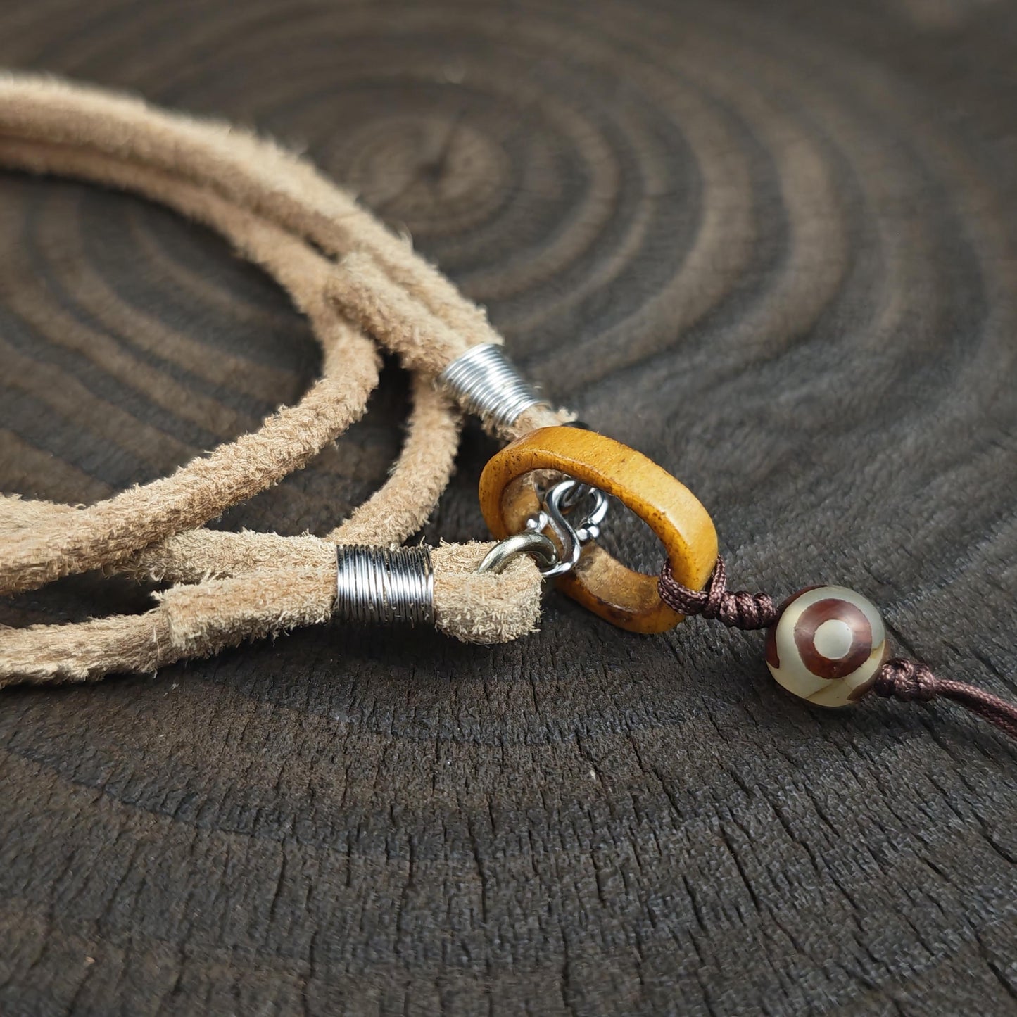 Genuine Tibetan Rawhide Leather Necklace Strap Unisex